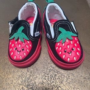 Toddler vans strawberry shoes